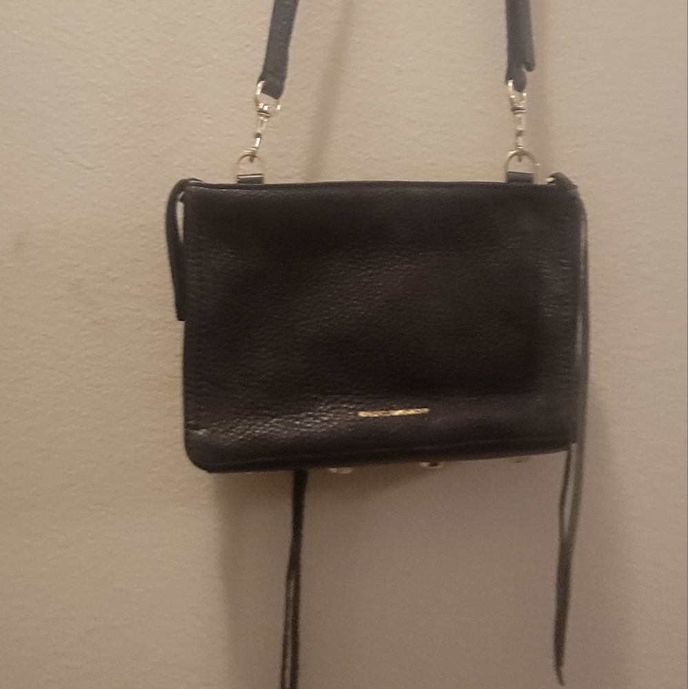 Rebecca Minkoff leather tassle shoulder bag